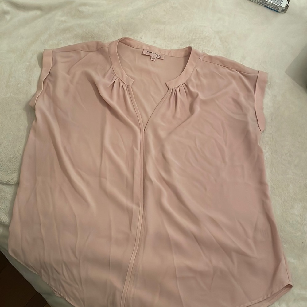 Blush blouse